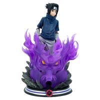 Figurine Naruto - Jeune Sasuke Et Son Susano'o de Base - Statue D'Anime et De Manga - Cadeau Pour Enfant Et Vous-Même -Hauteur 26