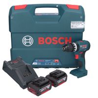 Bosch GSB 18V-45 Professional Perceuse-visseuse à percussion sans fil 18 V 45 Nm Brushless + 2x batterie 4,0 Ah + chargeur +