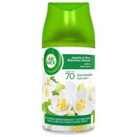 LOT DE 2 - AIR WICK Recharge pour Diffuseur FreshMatic Max Jasmin et Fleurs blanches délicates - 250 ml