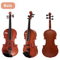 Jouet Violon Instruments de Musique Jouet éducatif d'instrument de Musique Violon Classique Débutant pour des Enfants, Bois
