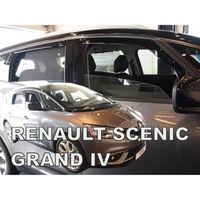 JJ AUTOMOTIVE | Deflecteurs d'Air déflecteurs de vent Compatible avec Renault Scenic 4 Grand 5P depuis 2017 4pcs