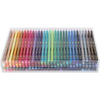 Crayon De Couleur Ensemble De Crayons De Couleur Solubles Dans L'Eau, 180 Pièces, Multicolores, Peints À Arts Marqueur-Feutre