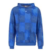 Sweatshirt à capuche régulier Fila Randazzo AOP - lapis blue pills camo aop - L