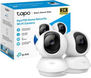 CAMÉRA IP Caméra Surveillance WiFi intérieure 2K(3MP)  C210 2 Pack Détection de personne Audio Bidirectionnel Compatible avec Alexa et[J131]