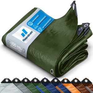 Bâche De Protection GardenMate 3x3m - 90g/m², œillets Métal, Imperméable Et UV