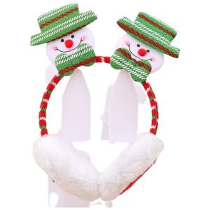 Set De 2 Serre-Têtes Lumineux Renne De Noël – LED Clignotantes, Autocollants Visage Inclus – Enfants Et Adultes