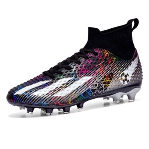 Brava Turf II – Chaussures De Foot Crampons Noires Pour Enfant (Taille 5.5 US, Pointure 23/24 EU)