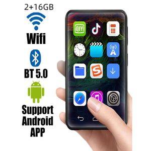 LECTEUR MP3 2 Go avec 16 Go 64 GO-Bluetooth 5.0 HiFi Lecteur M