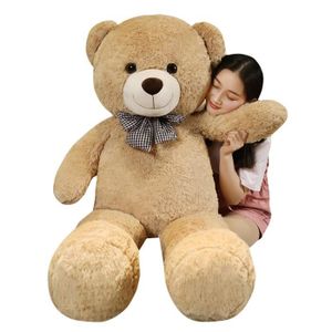 PELUCHE Brun clair - 100-105 cm - Ours en peluche géant américain de haute qualité, Animal en peluche doux, Jouets po