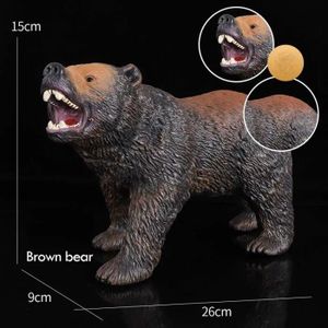 FIGURINE - PERSONNAGE Gros ours brun - Grand modèle de jouet de figurine