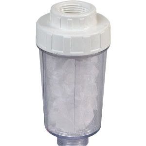 WJUAN filtre anti calcaire, filtre de robinet en coton PP rotatif à 360 °  en acier inoxydable, élément filtrant de 4 cm, filtre de robinet pour