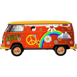 Autocollants Hippie Achat Vente Pas Cher