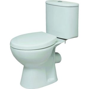 WC - TOILETTES ONDEE - Pack WC CLAIN bride SH - H75,8xl34,6x59,5cm - H.cuv. 39cm - Céramique blanche