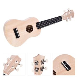 UKULÉLÉ minifinker DIY Ukelele Accessoire d'instrument de kit de bricolage d'ukulélé de tilleul de 4 cordes de 21 pouces jeux ukulele