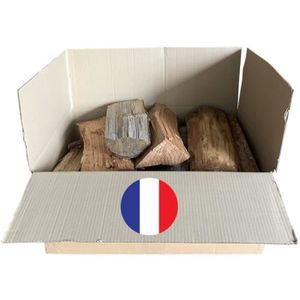 PANIER PORTE BUCHES FOREZ Mélange de bois de chauffage français 50 cm 28 kg