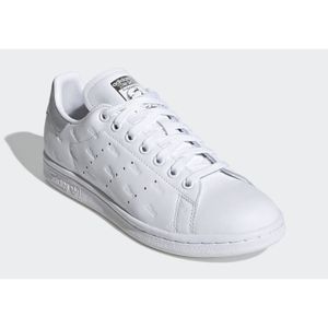 baskets blanches bi matière adidas neo