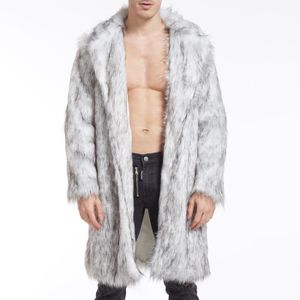 Homme Hiver Chaud Faux vison fourrure Vestes Oreille À Capuche Fourrure Peluche Casual Outerwear