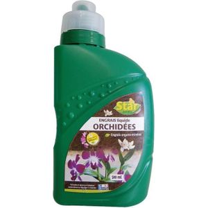ENGRAIS Engrais orchidées - liquide - 500 mL - STAR JARDIN - Fertilisant - Algues et phosphore