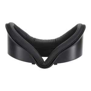 LUNETTES 3D Pwshymi VR Face Pad en Cuir PU Noir Confortable, Résistant à la Transpiration, Anti-Buée pour lunettes de réalité virtuelle Meta