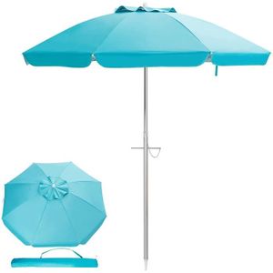 PARASOL RELAX4LIFE Parasol de Plage Inclinable, Protection