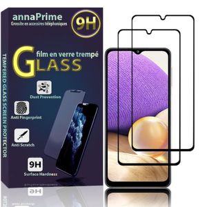 2 Pièces Verre Trempé pour Samsung Galaxy A32 5G, 0,33mm HD Clair Film  Protection écran, 9H Dureté Protecteur, Anti-Rayures, - Cdiscount Téléphonie