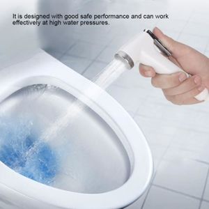 BIDET Tête de pulvérisation de bidet de toilette - VGEBY - Adaptateur de tuyau de nettoyeur de corps - ABS - Blanc