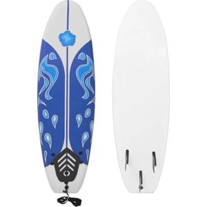 PLANCHE DE SURF Planche de surf - VIDAXL - Bleu - XPE souple - Bon