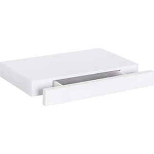 Etagere Murale 50 X 5 X 18 Cm Avec Tiroir Secret Achat Vente