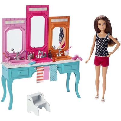 Salle de bain de barbie hot sale