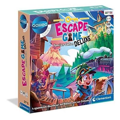 Clementoni - Escape Game Enfant 8 Ans – Voyage dans la Nature Sauvage, Jeu de logique et d'énigmes, Aventure éducative, Jouet ludique, idée Cadeau Fille garçon