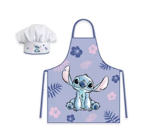 Tablier De Chef Réglable + Toque – Ensemble Violet Foncé Pour Enfant – Cuisine, Peinture, Pâtisserie – 46 X 61 Cm