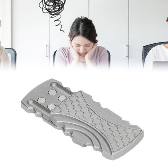 Fidget Blocks - Curseur Magnétique Haptique En Métal - Anti-stress Avec Son Clair - Sac De Rangement Inclus