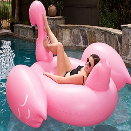 accessoire piscine flamant rose