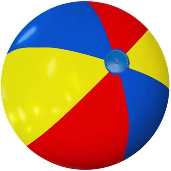 6 Ballons De Plage Gonflables - Modèles Fun Avec Émoticônes - Pour Piscine, Plage, Fête
