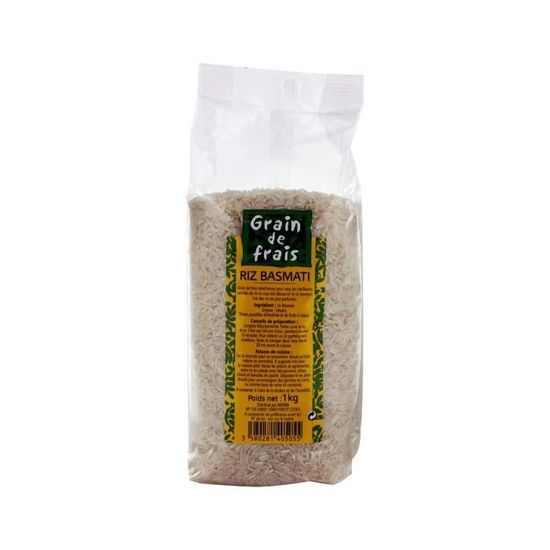 Riz basmati complet - Grain de frais - 500 g