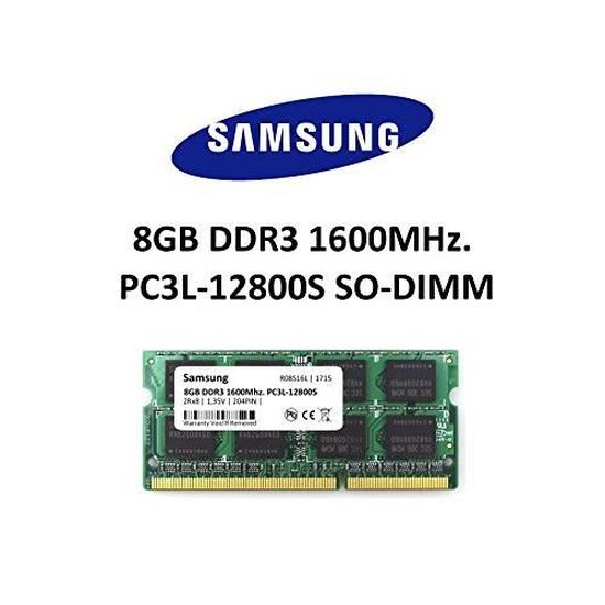 Mémoire RAM DDR3L 1600 MHz Pour Portable - 8Go 16Go 32Go, Neuf, SO-DIMM 204 Pins