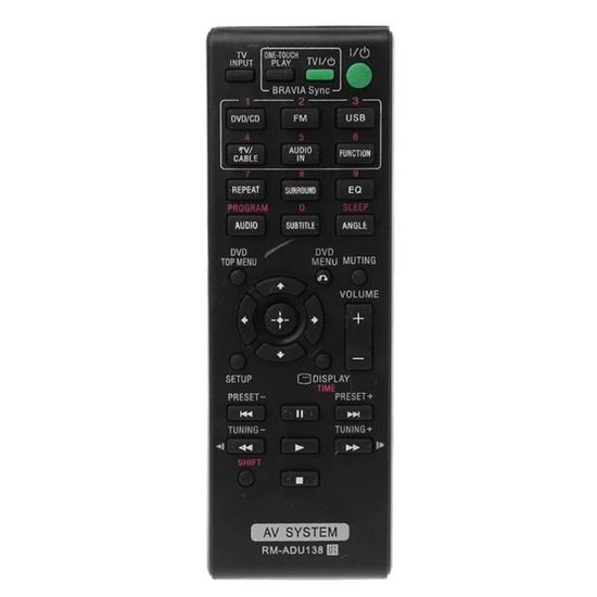 Récepteur Audio-vidéo de remplacement, télécommande, pour AV, système Home cinéma, télévision R [E8578E9]