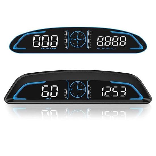 Compteur De Vitesse Numérique GPS Universel - Pour Voiture, Moto, Vélo - Affichage KM/H MPH - Compact Avec Port USB - 4