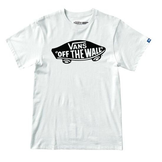 t shirt vans blanc homme