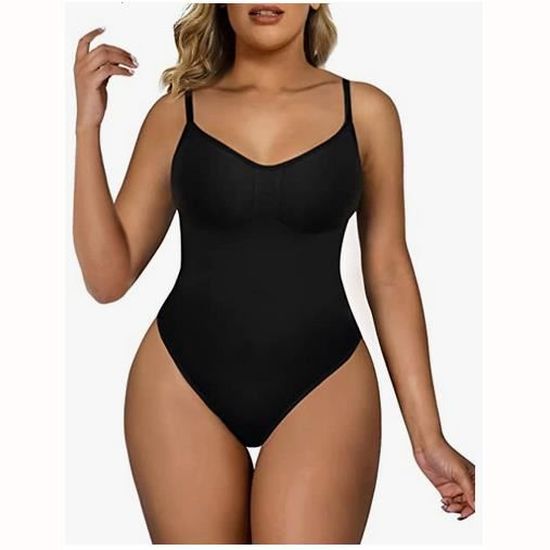 Soutien Dos Gaine Body Gainant Junlan Pour Femme - Ventre Plat, Effet Sculptant - Invisible Sous Les Vêtements
