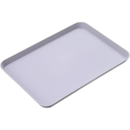 Plateau De Service HENDI Rectangulaire - Polypropylène Gris, Résistant 80°C - 265x345x20mm