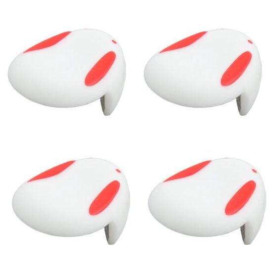 Protecteurs D'angle De Table En Silicone (lot) - Protection Bébé Anti-choc, Adhésif Fort, Transparent/blanc