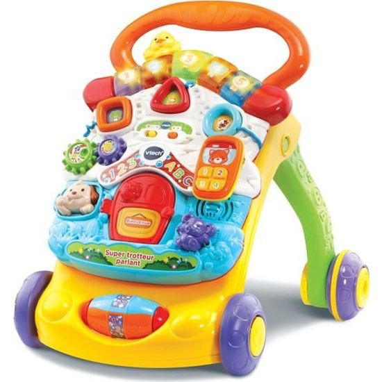 VTECH Super Trotteur Parlant 2 en 1 Multicolore