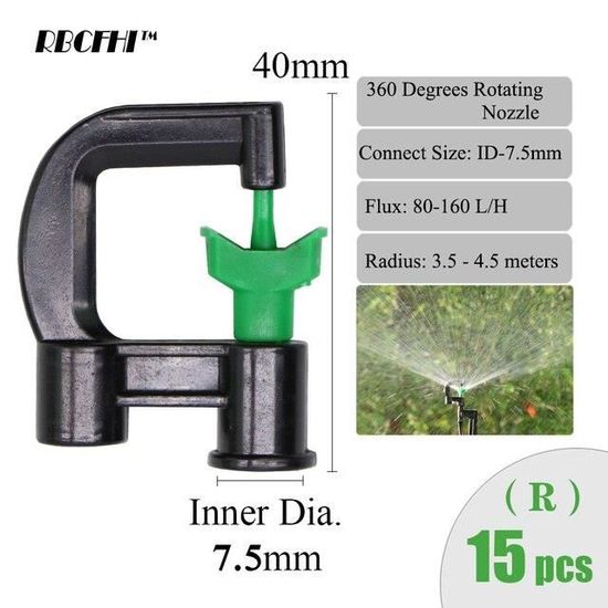 10 Ensembles D'Arroseurs D'Arrosage De Plantes À Micro-Buse