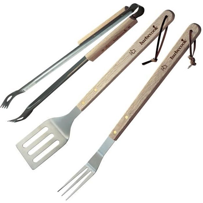 BARBECOOK Set standard 3 accessoires inox