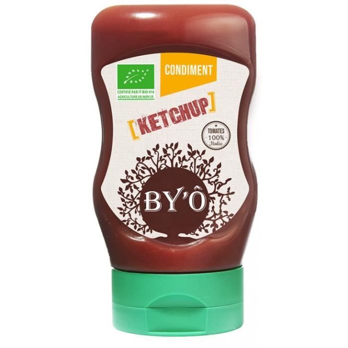 Ketchup sans gluten 290gr By’ô Cdiscount Au quotidien