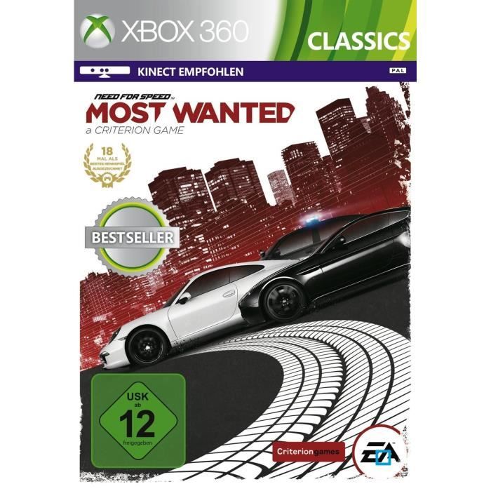 Electronic Arts Need For Speed Most Wanted Classics 2 Jeu Xbox 360