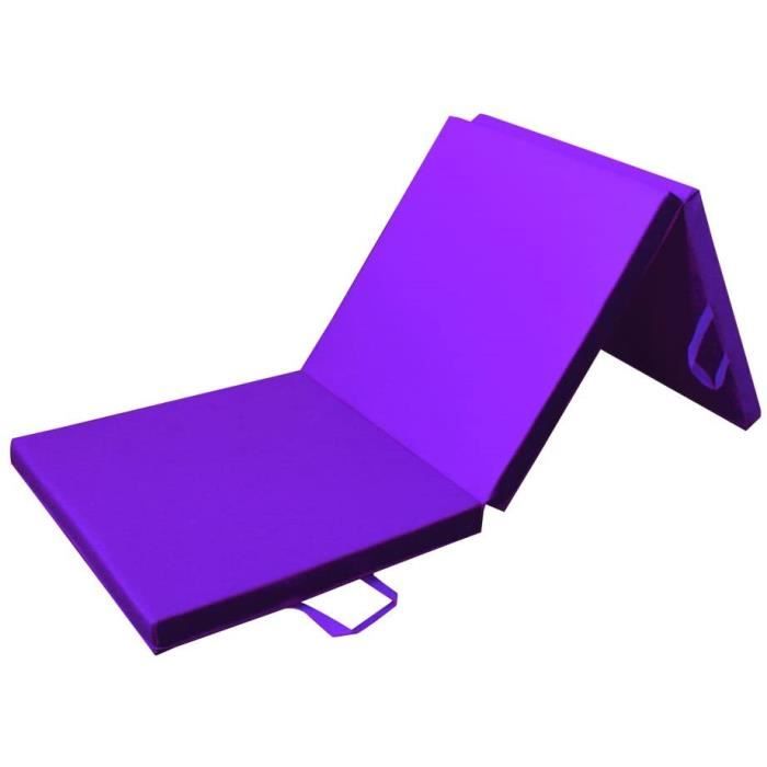 PRISP Tapis de Sol 180cm pour Fitness et Exercices, Matelas de Gym Épais et Pliable pour la Maison Longueur: 180 cm * Largeur: 60cm