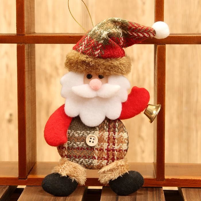 1PC Christmas Ornaments Gift Santa Claus Snowman Toy Doll Hang A1169