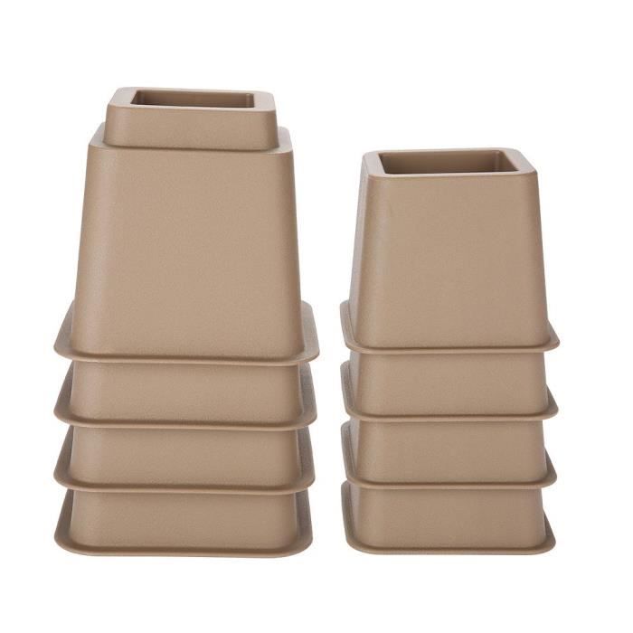 MEE ® Sièges Réglables pour Fauteuils Releveurs de Coffre 4 x 5 Et 4 x 3, Rehausseur de Meubles, Rehausseur de Lit Réglable